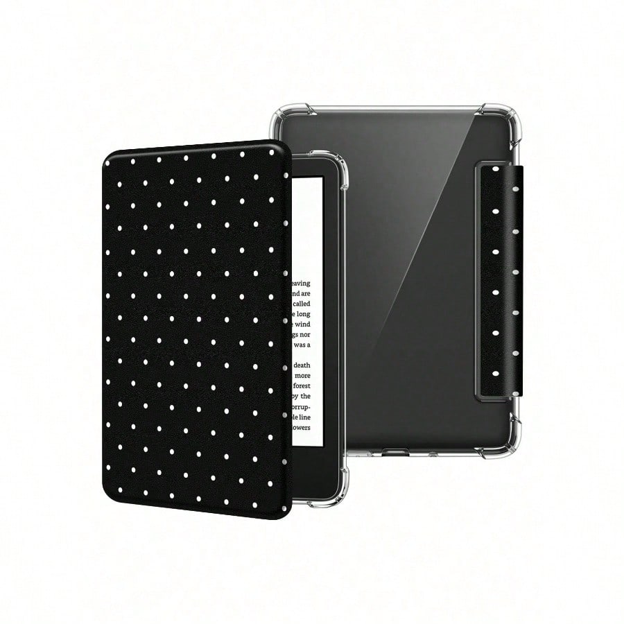 Kindle Tablet Accessories - 흰색 도트 패턴의 초박형 투명 킨들