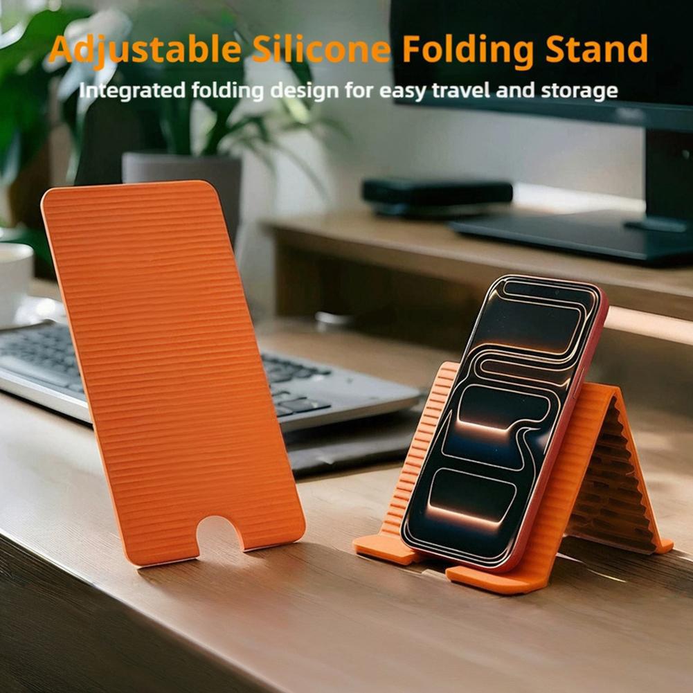Laptop Tablet Accessories - 유연한 접이식 실리콘 휴대폰 거치대 (아이폰,