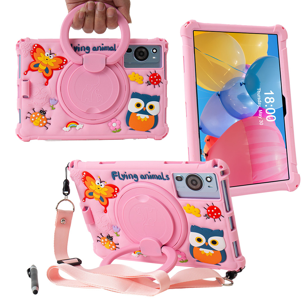 Doogee Tablet Accessories - 어린이 만화 회전 스탠드 충격 방지