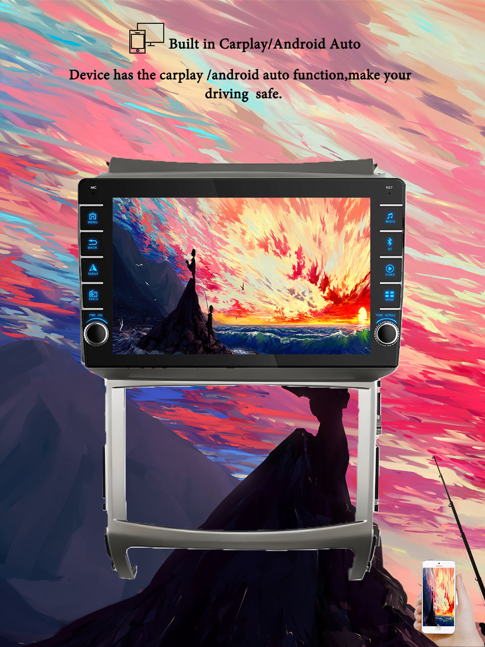 Tablet Danish Mobile & Accessories - 현대 베라 크루즈 ix55 2006 -