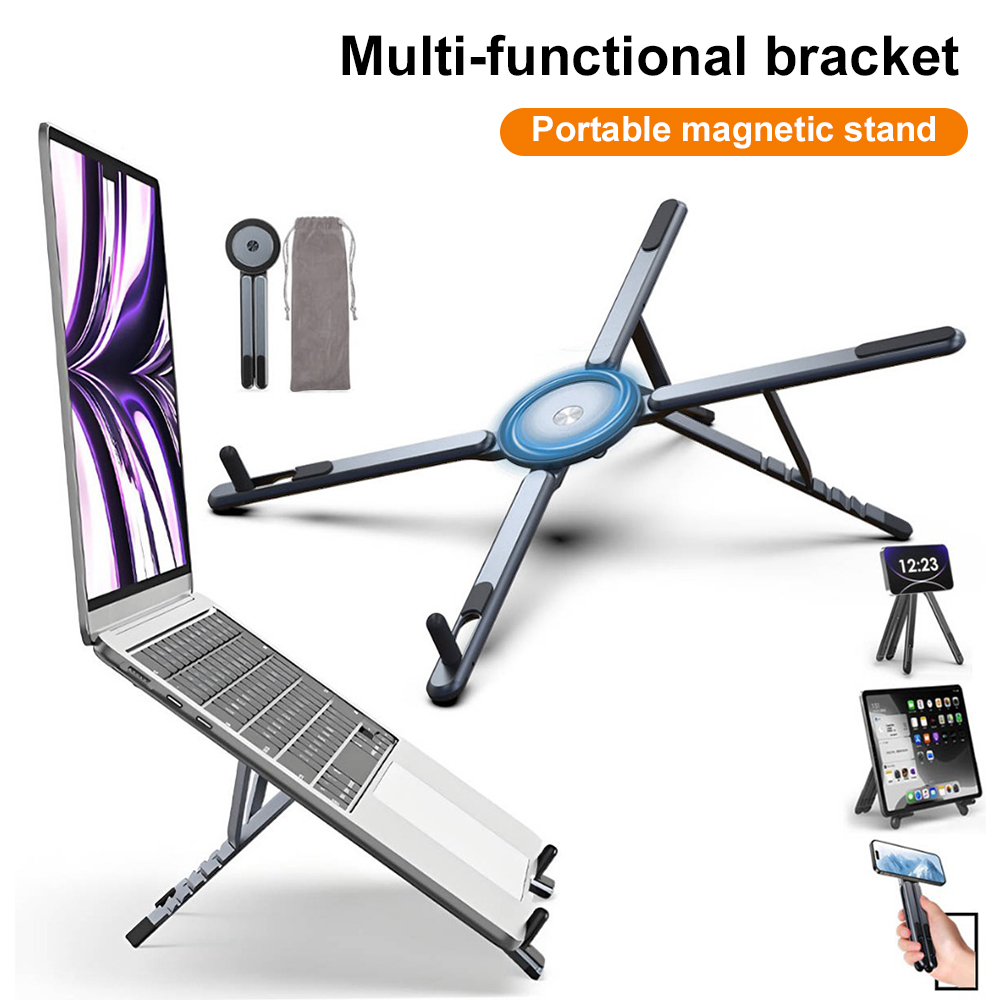 Laptop Tablet Accessories - 휴대용 자석식 휴대폰 거치대 & 셀카봉