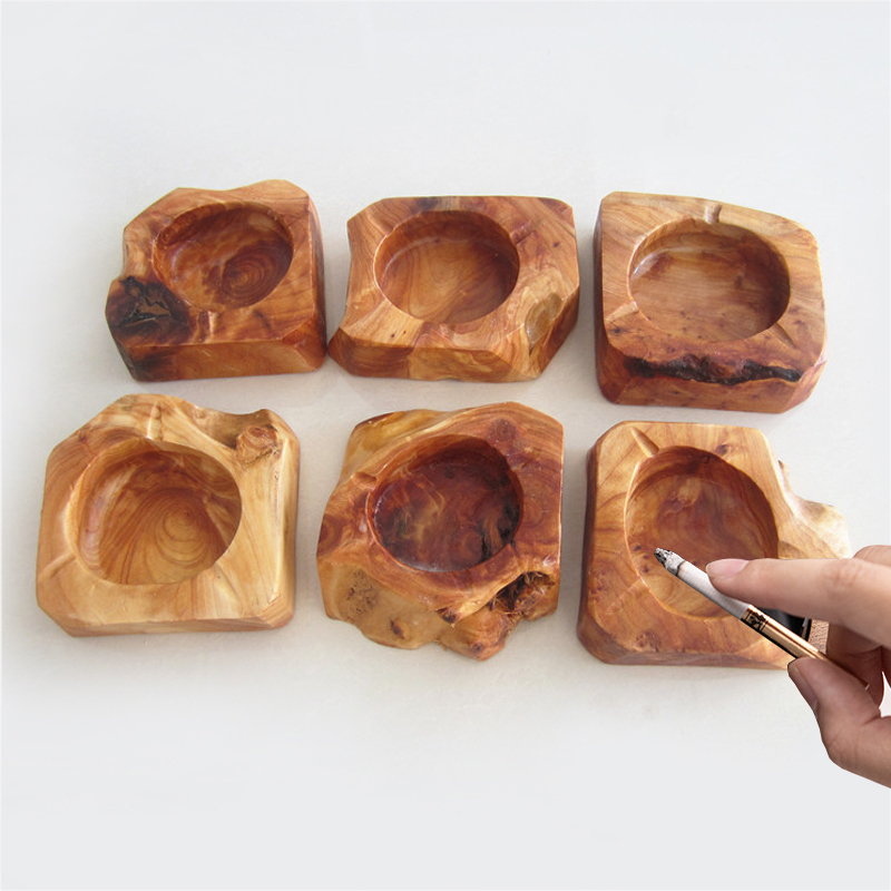 자연 불규칙한 나무 홈 오피스 거실을위한 독특한 재떨이 - Office Table Accessories Unique 리뷰 및 가격