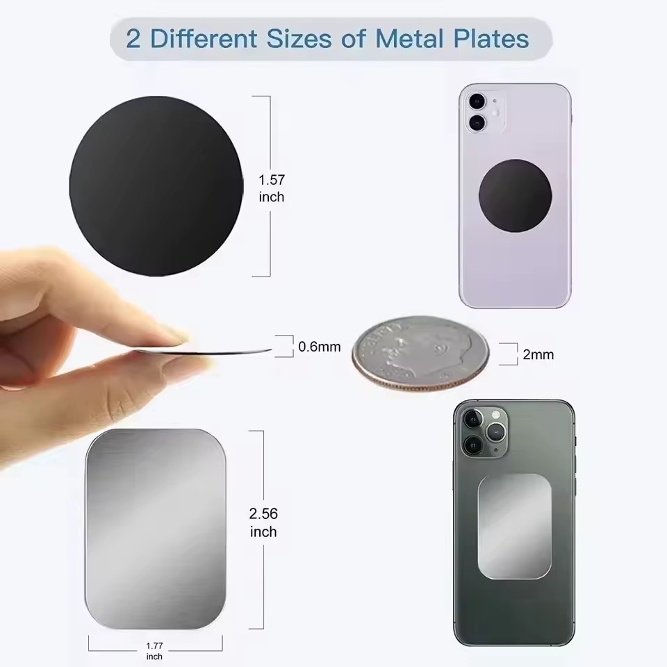 5/10pcs 자기 금속 플레이트 디스크 자동차 전화  - Tablet Accessories Must Have 리뷰 및 가격