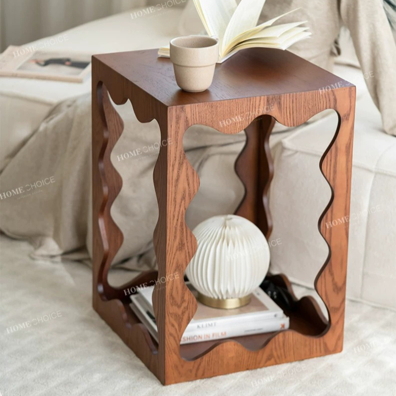 낮은 나무 소재의 독특한 사이드 테이블, 앤틱 감성의  - Unique Table Accessories 리뷰 및 가격