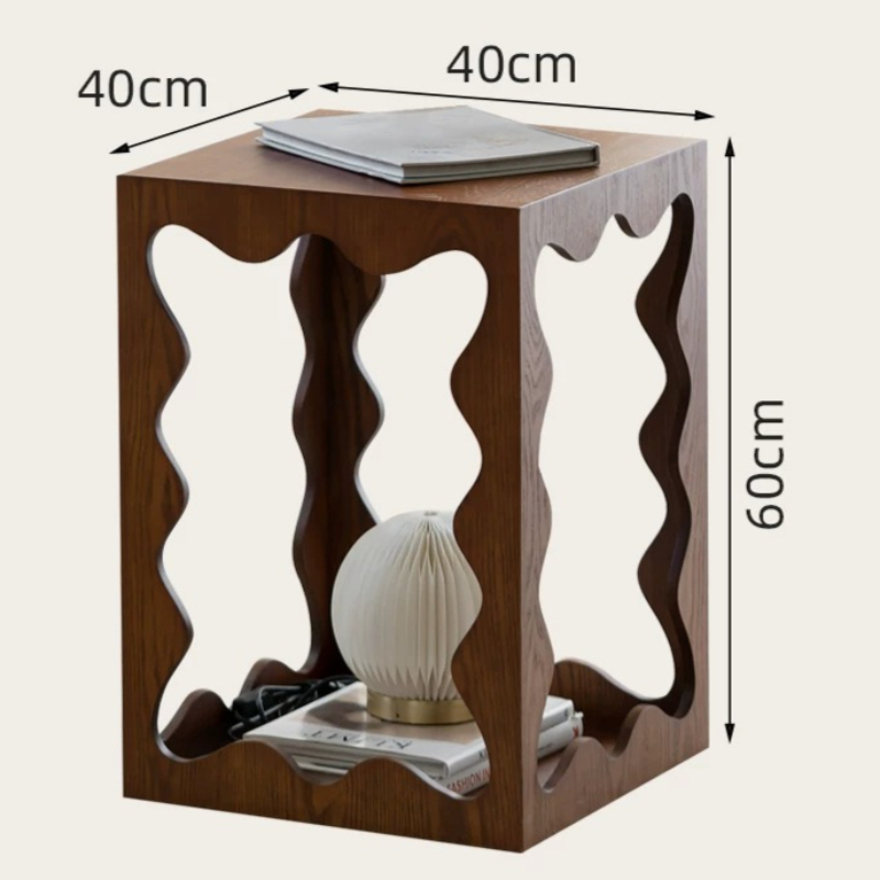 낮은 나무 소재의 독특한 사이드 테이블, 앤틱 감성의  - Unique Table Accessories 리뷰 및 가격