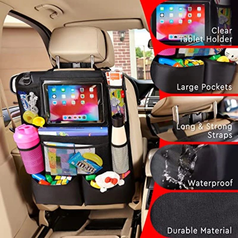 다용도 옥스포드 원단 차량용 시트백 정리함, 태블릿 홀 - Tablet Accessories Must Have 리뷰 및 가격