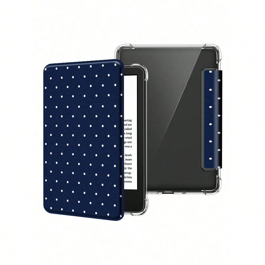흰색 도트 패턴의 초박형 투명 킨들 전자책 리더 보호  - Kindle Tablet Accessories 리뷰 및 가격