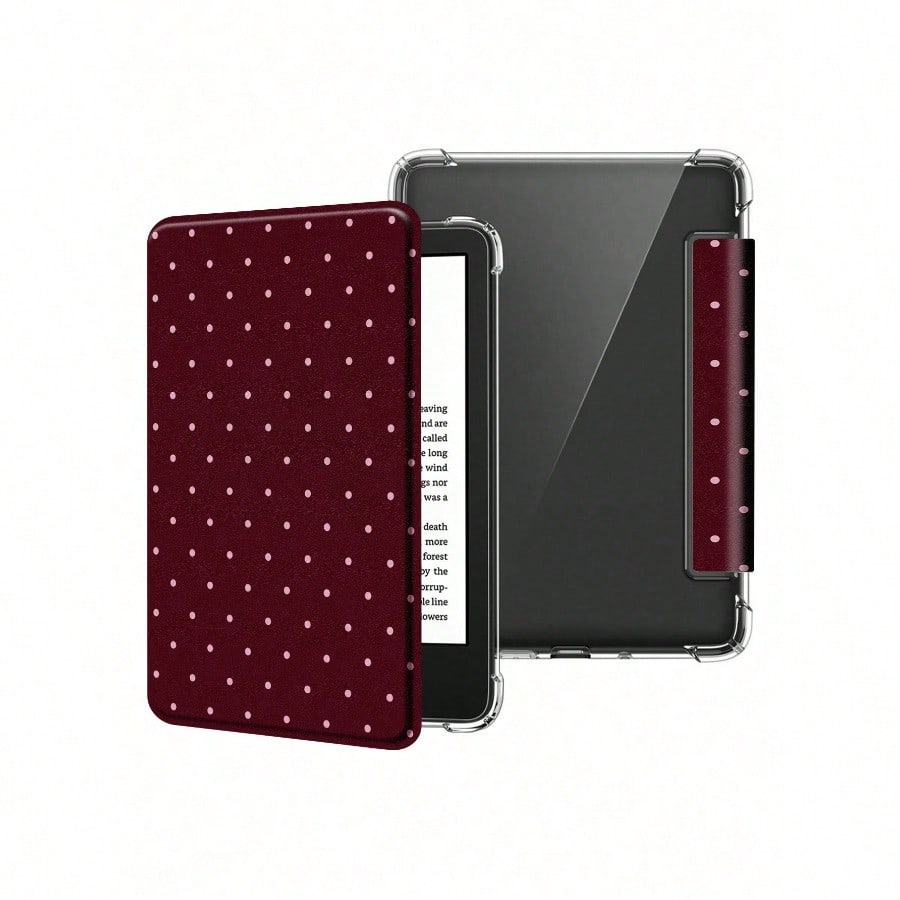 흰색 도트 패턴의 초박형 투명 킨들 전자책 리더 보호  - Kindle Tablet Accessories 리뷰 및 가격