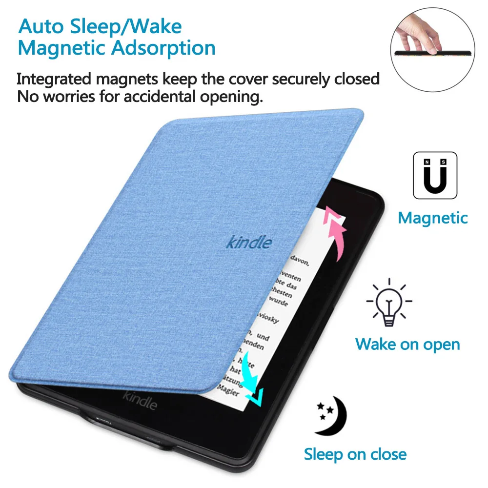 자동 절전 및 깨우기 기능이 있는 마그네틱 파우치 커버 - Kindle Tablet Accessories 리뷰 및 가격