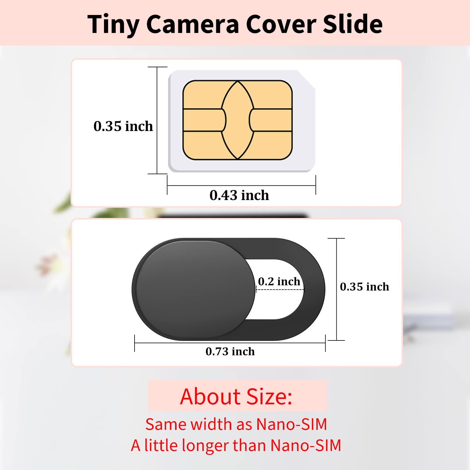 노트북 태블릿 PC용 초박형 웹캠 커버 슬라이드, 휴대 - Tablet Cover Accessories 리뷰 및 가격