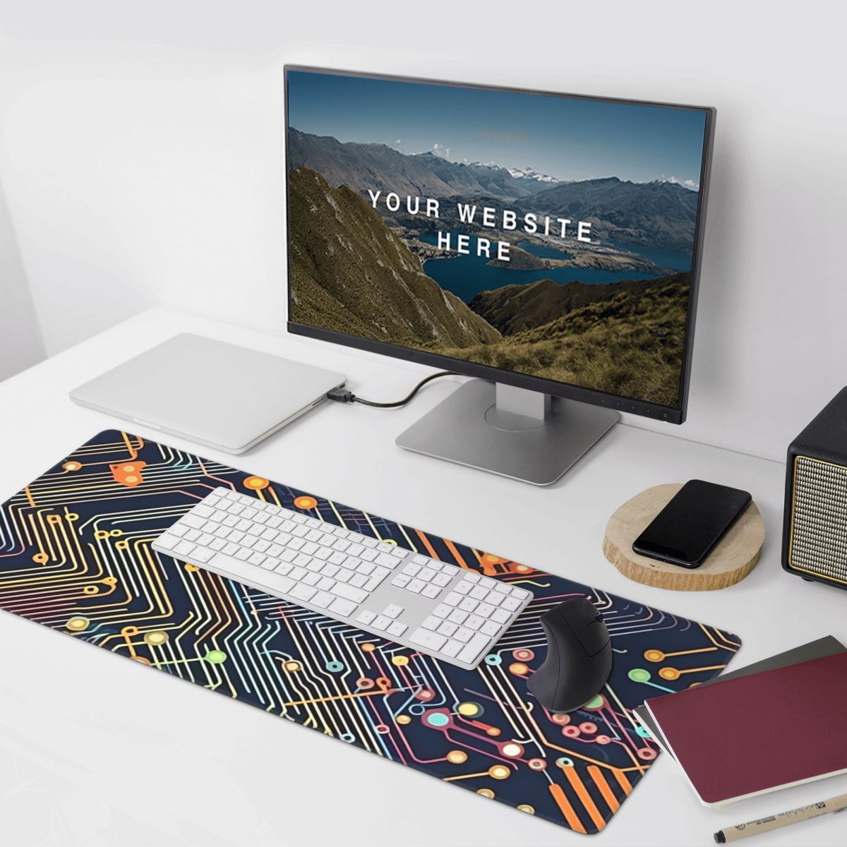 독특한 하이테크 회로 기판 대형 마우스 패드 컴퓨터 키 - Office Table Accessories Unique 리뷰 및 가격