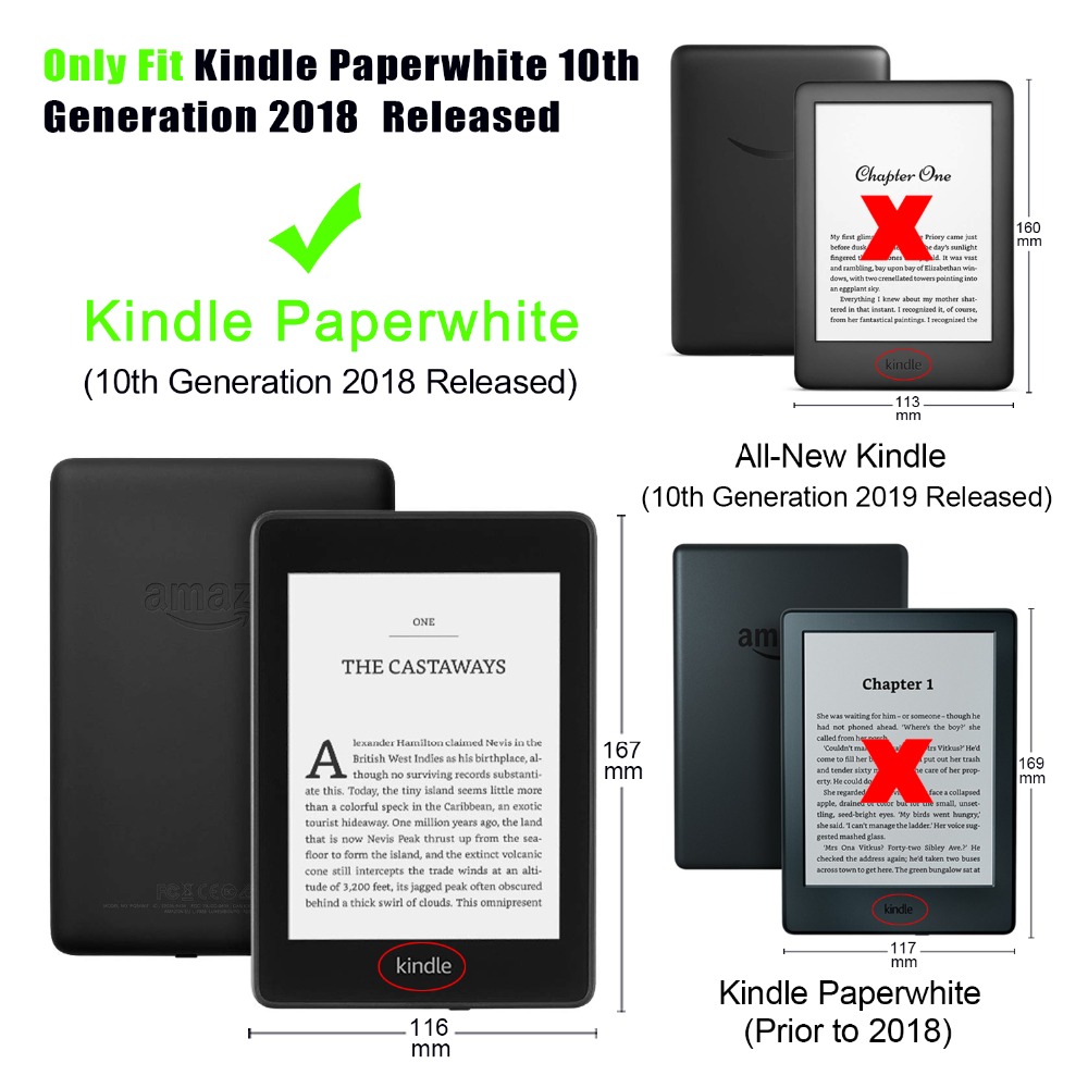 Mazon Kindle Paperwhite 2018 용 - Kindle Tablet Accessories 리뷰 및 가격