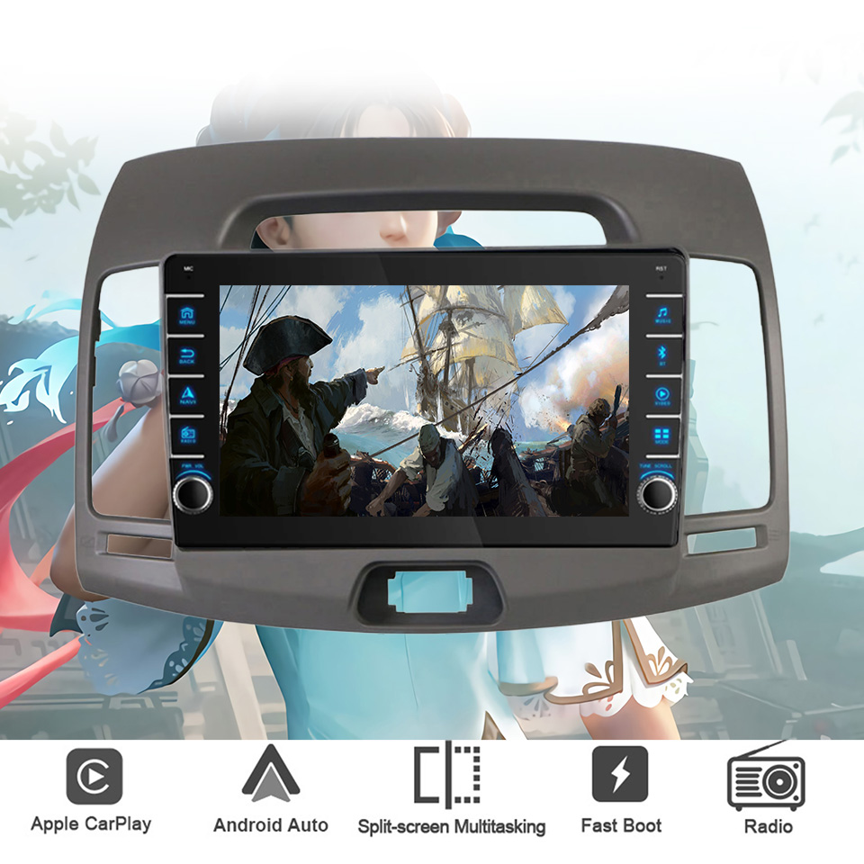 현대 엘란트라 2006-2012용 8G+128G 안드로 - Tablet Danish Mobile & Accessories 리뷰 및 가격