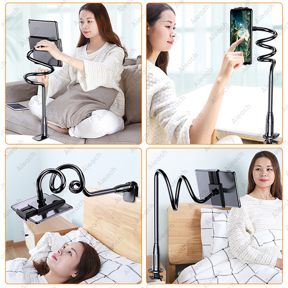 침대 책상 전화 홀더에 대 한 구즈넥 태블릿 마운트 홀 - Xiaomi Tablet Accessories 리뷰 및 가격