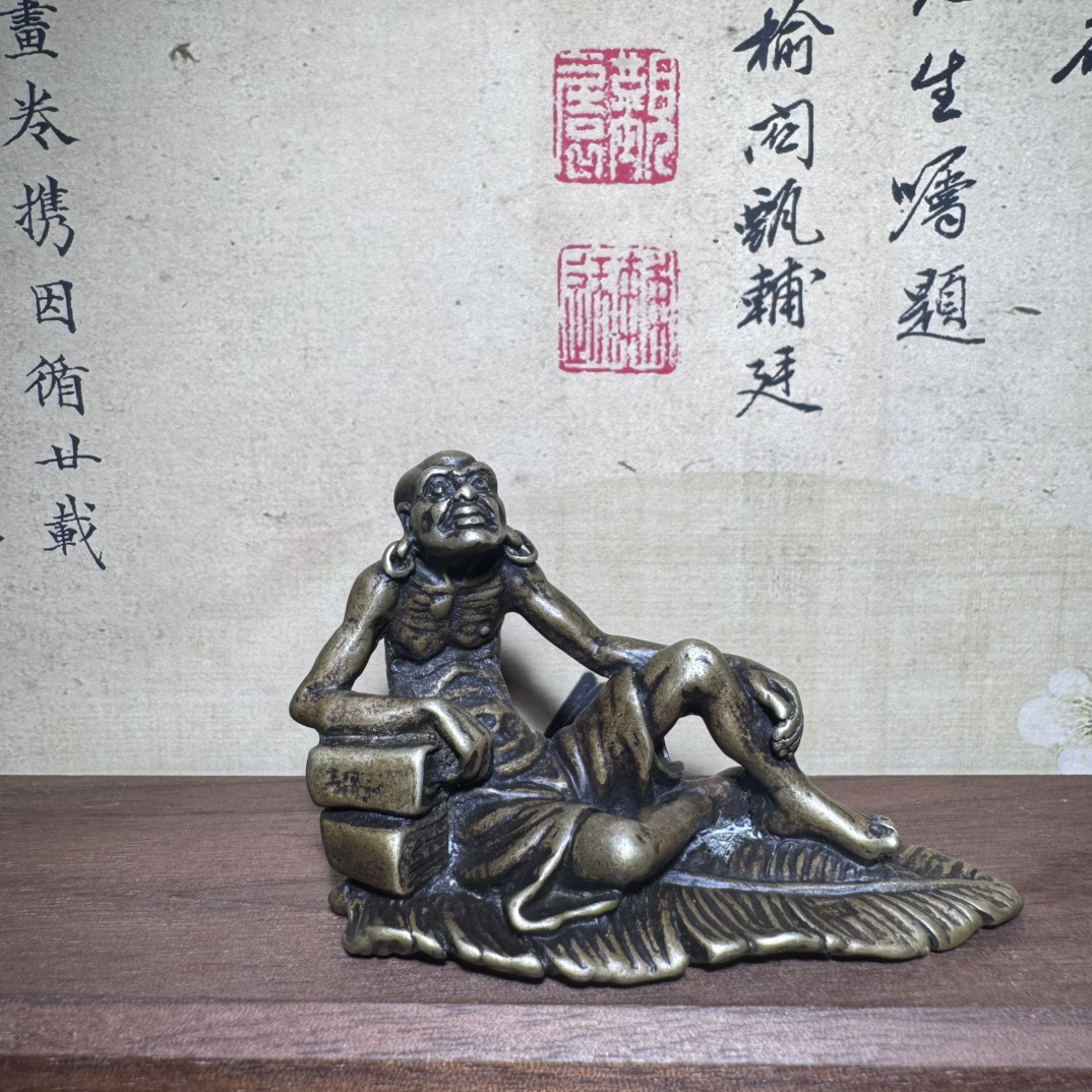 황동 18 Arhats 미니어처 동상 - 거실 커피 테 - Unique Table Accessories 리뷰 및 가격
