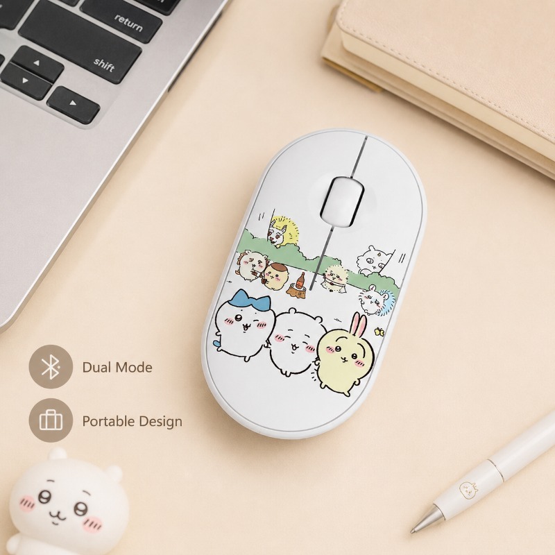 귀여운 Chiikawa 블루투스 무선 마우스 듀얼 모드 - Laptop Tablet Accessories 리뷰 및 가격