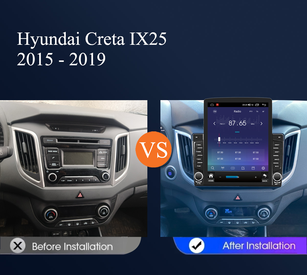 현대 크레타 IX25 2014-2019용 8G+128G - Tablet Danish Mobile & Accessories 리뷰 및 가격