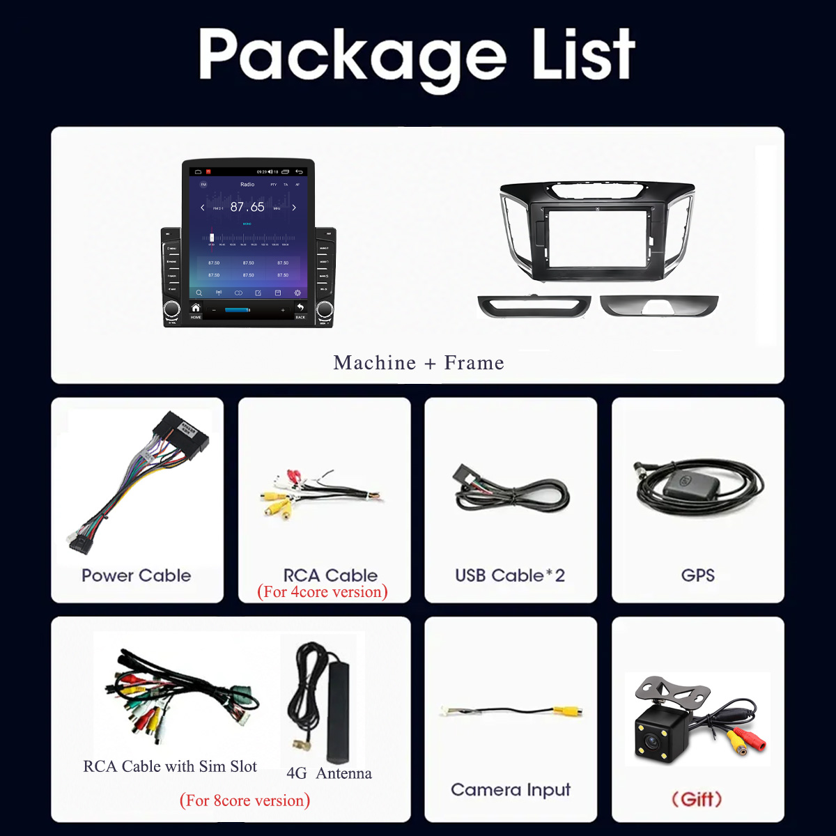 현대 크레타 IX25 2014-2019용 8G+128G - Tablet Danish Mobile & Accessories 리뷰 및 가격