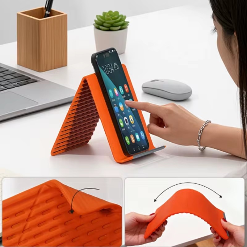 유연하고 접이식인 실리콘 폰 홀더, 휴대용 조절식 다각 - Laptop Tablet Accessories 리뷰 및 가격