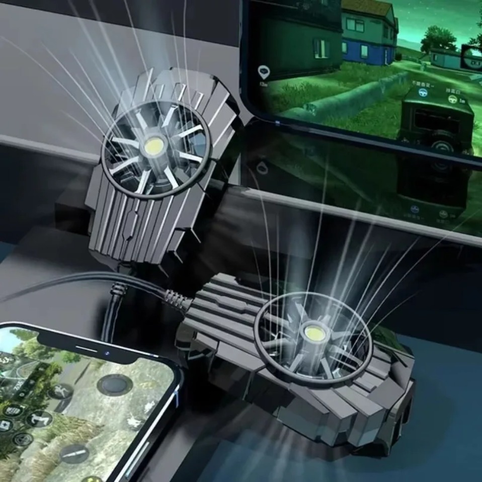 휴대용 백 클립 쿨링 미니 공랭식 휴대폰 라디에이터 아 - Android Tablet Gaming Accessories 리뷰 및 가격