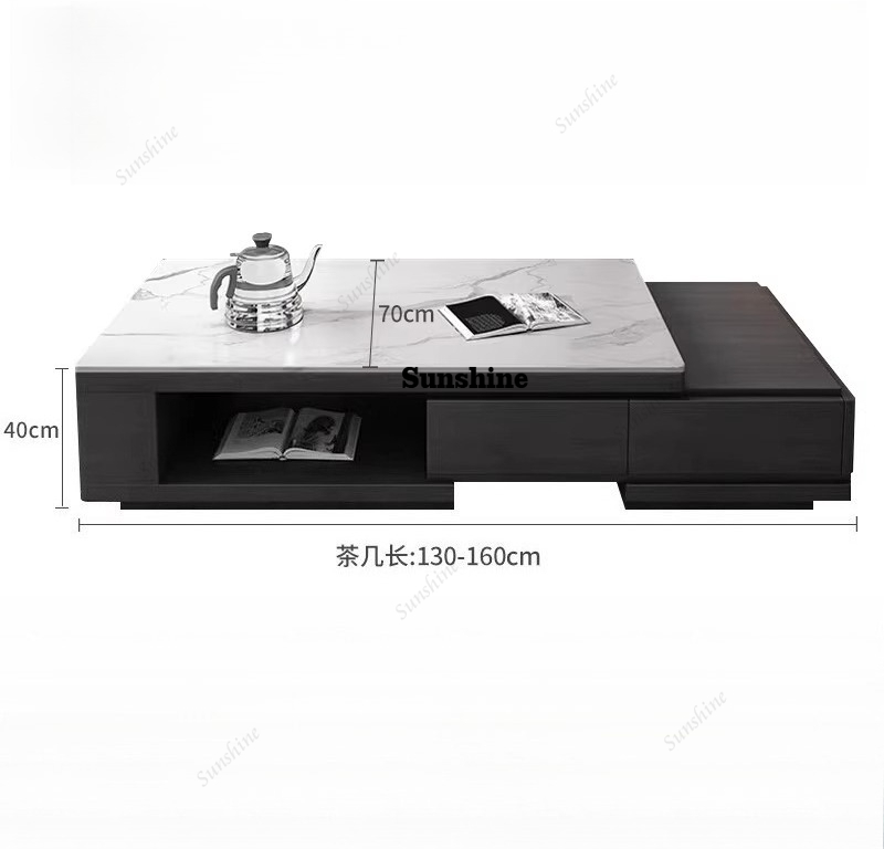 북유럽 거실 커피 테이블 독특한 확장형 프리미엄 직사각 - Unique Table Accessories 리뷰 및 가격