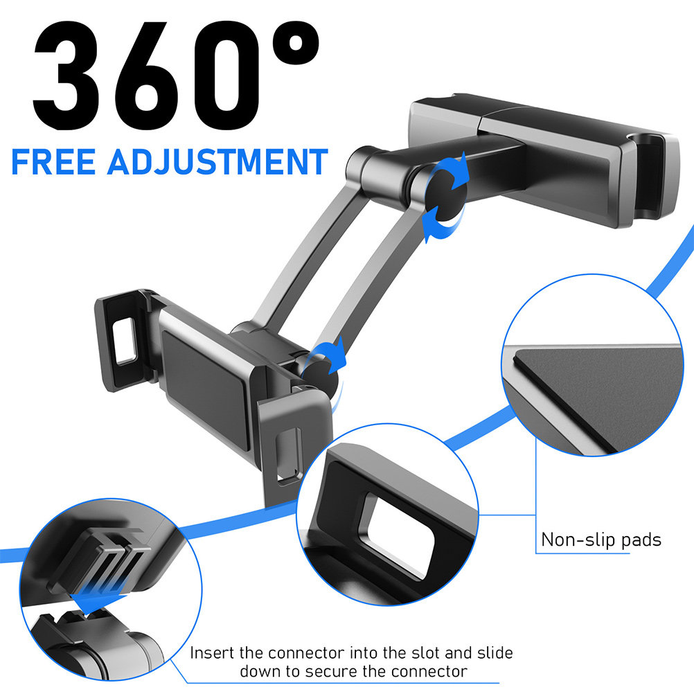 4.7-12.3인치 휴대폰 및 태블릿용 차량 헤드레스트 - Tablet Car Mount 리뷰 및 가격