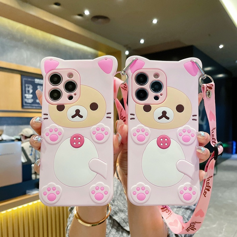 3D 귀여운 리락쿠마 곰돌이 삼성 갤럭시 S26 S25 - Tablet S9 Fe Accessories 리뷰 및 가격